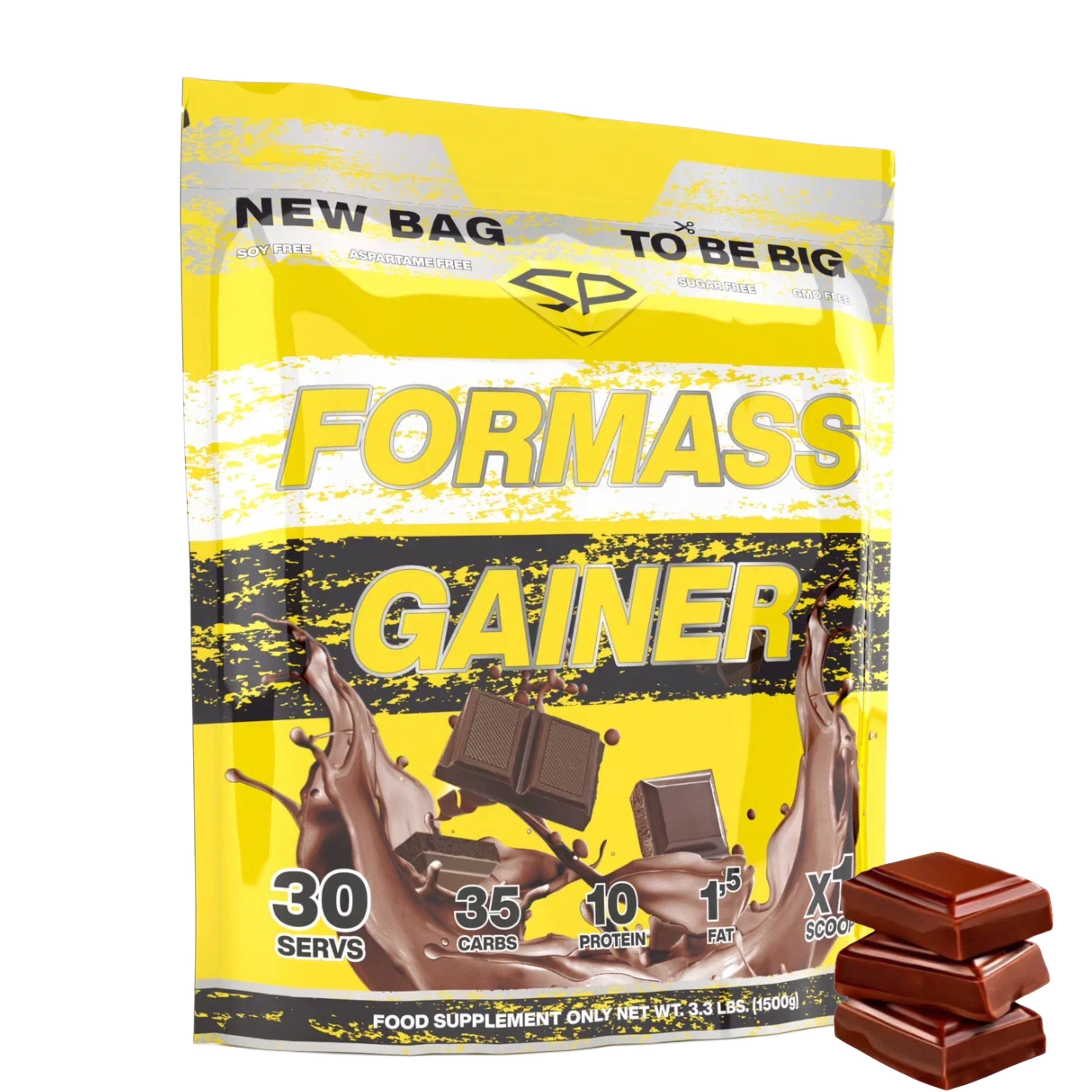 Гейнер SteelPower FORMASS GAINER, шоколад, 1500 г