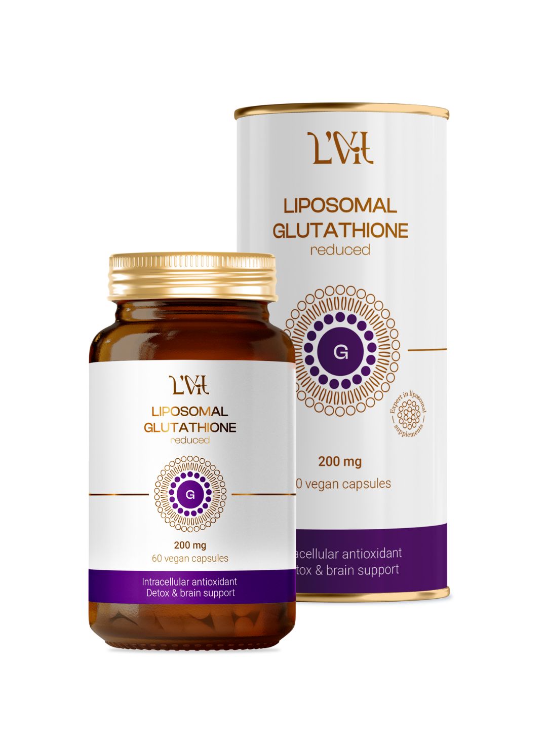 Липосомальный Глутатион Liposomal Glutathione Reduced 60 капсул